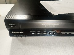 PANASONIC PV-D4745 4 Head Hi-Fi VHS DVD Combo VCR FOR PARTS OR REPAIRS