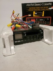 HTF Vintage Sparkomatic Sr4400 Am Fm Stereo Cassette With Box Anti Theft Control
