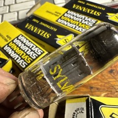 Sylvania Used Unknown Vintage Vacuum Tubes Radio AMP Tubes (Not sure Read)
