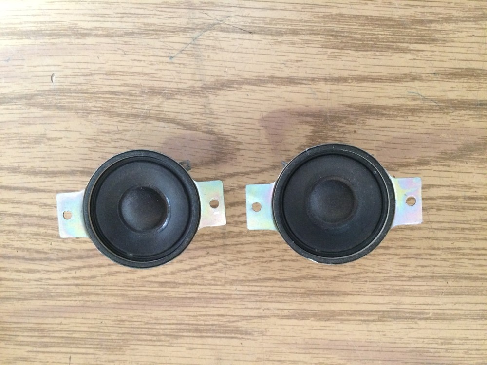 Pair Vintage Morse 2″ Tweeter Speaker 8Ω 3 watts CT50 Code No 1 Korea Works #1