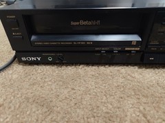 Sony Super Betamax Model SL-HF360 With Remote- For Parts Or Repair
