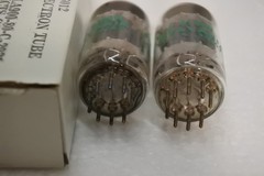 NIB GTE Sylvania Jan 6189W 12AU7 Tubes Matched Pair 2 tubes