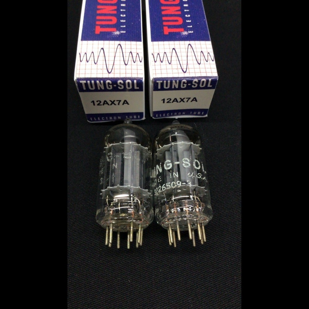 MATCHED PAIR TUNG SOL 12AX7A (ECC83) Vintage Audio Amp VACUUM TUBES 10.9826