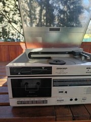 Sharp VZ 1500 both sides play disc stereo system vintage Japanese HI FI