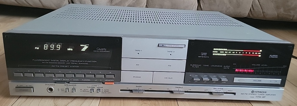 Hitachi AM/FM Stereo Tuner Amplifier HTA-6F Made in Japan Vintage – TESTED READ