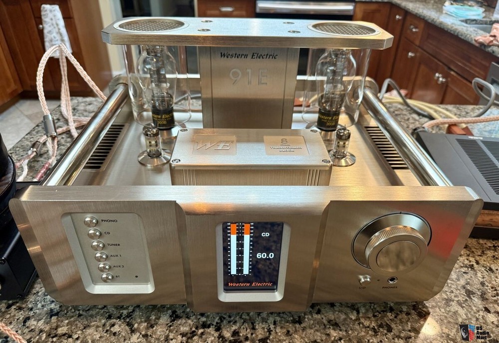 Western Electric 91E 300b Integrated Amp Nickle Finish
