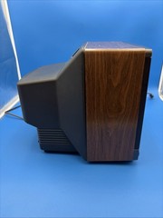 Magnavox 13” CRT TV Wood Grain Retro Gaming Coaxial Input Only Model RR1330 W101