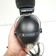 Vintage Pioneer SE-405 Stereo Headphones with Dual Volume Controls TESTED