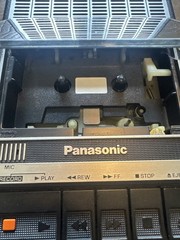 Panasonic RQ-2108 Vintage Portable Cassette Tape Recorder/Player Untested