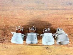 4 pcs 7-Pin Cinch USA Tube Sockets W/Shield Tube Amp Radio Guitar