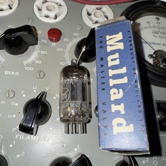 NOS Mullard 12AX7 / ECC83 Tested 50/46 Min Value 32