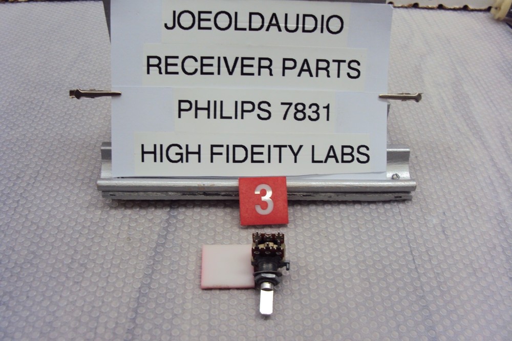 Philips 7831 Receiver Bass Or Treble Control P/N 220369-2 100K OHM Tested