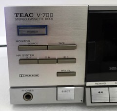 TEAC Model V-700 3-Head Dolby B/C Stereo Cassette Tape Deck Vintage See Video!