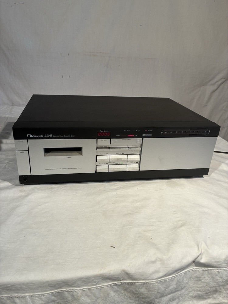 Nakamichi LX-5 Dolby-C Noise Reduction Discrete Head Cassette Deck
