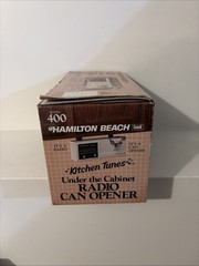 Vintage Hamilton Beach Scovill Model 400 Under Cabinet Radio / Can Opener NIB