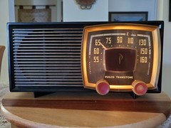 VTG 1952 Philco Transitone AM/SW Radio Model 53-564 NICE / See Video/Description