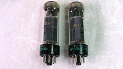 Vintage Sylvania Matched Pair 6CA7/EL34 Audio Tubes Made in Germany Tested Good