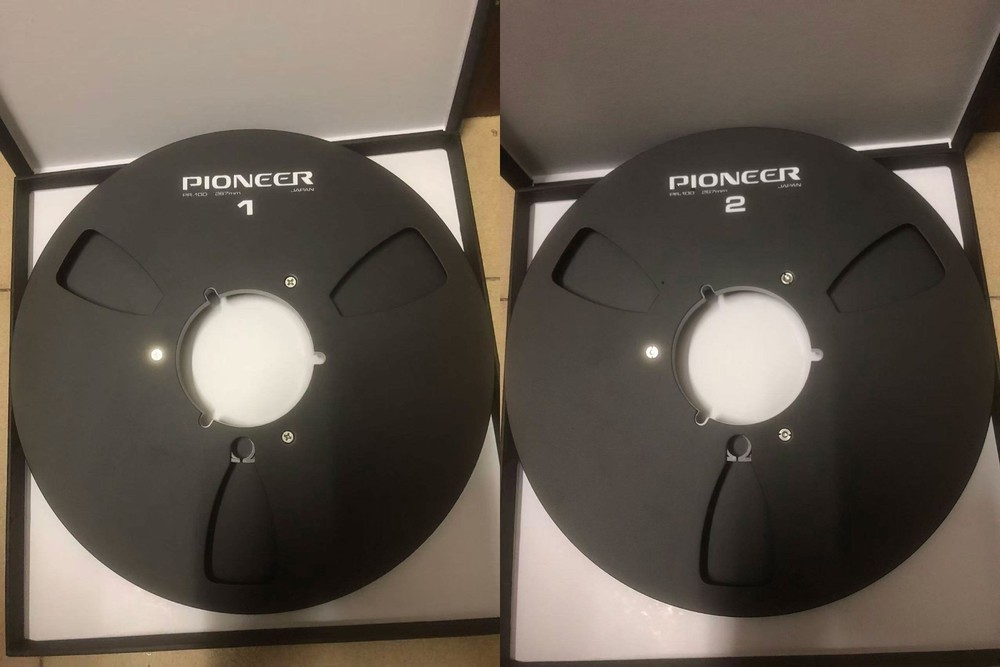 One Pair 10.5” black Pioneer Tape reel High Quality Aluminum Take Up Reel