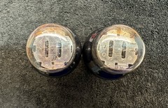 2 NOS NIB Matched Tung-Sol JAN CTL 6B4G Black Glass Tubes