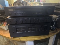 Yamaha Natural Sound B-2 Amplifier, C-2 Preamplifier and T-1 Tuner. No returns.