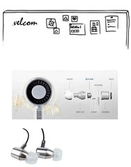 Samsung SHE-C30SV 3.5mm Stereo In-Ear Earphones Wired Headphones Silver