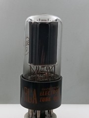RCA 50L6GT NOS NIB 9750gm Black Plate Dual Bottom D Getter Serious Tubes B118