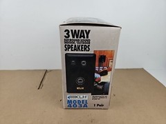KLH 3 Way Surround Sound Indoor/Outdoor Speakers 403A NEW Open Box