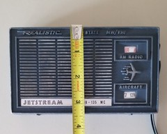 Vtg Realistic Jetstream 12-626 Solid State Radio AM/VHF *Works* [E1 411].