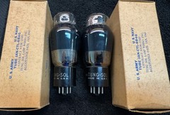 2 NOS NIB Matched Tung-Sol JAN CTL 6B4G Black Glass Tubes