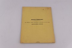 Heathkit W-5M Amplifier Assembly and Use Manual==Original!