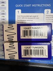 New In Box Gain & GM Matched Pair Tung-Sol Reissue 12AX7 Preamp Tubes