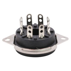 8pin Bakelite Octal Valve Tube Socket For EL34 6V6 6L6 KT88 Chassis Mount 10pcs