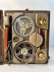 Vintage Revere Model T100 T-100 Reel To Reel Tape Recorder Player w/ Microphone