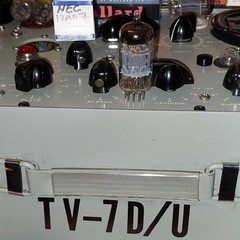 1x TV7D/U RTest Gm&mA 1959 NEC 12AD7 Matched Plates 1.83% Low-Noise 12AX7 Tube