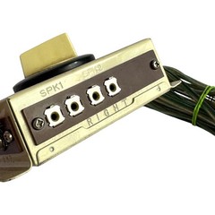 Vintage Speaker Selector Switch Box – Dual Output (1, 2, 1-2) – Rotary Dial
