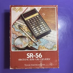 VINTAGE 1976 TI SR-56 Calculator CIB – 0876 Early Run – BENCH TESTED