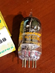 Amperex 6DJ8 / ECC88 Vacuum Tube Globe Logo West Germany Tested Very Strong