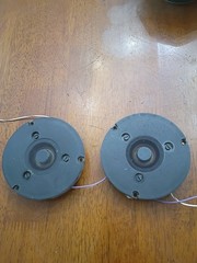 Genuine Philips AD 0140 T8 Dome Tweeter Pair Vintage Hi‑Fi 8 Ohm Rare Audio Driv