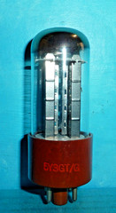 Stromberg Carlson 5Y3GT/G Rectifier Tube Brown Base Black Plate Tested