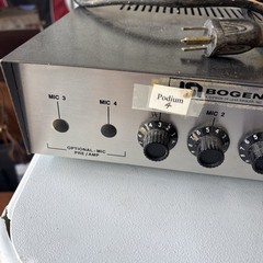 Bogen CHS 35B Vintage PA Amplifier – Powers On