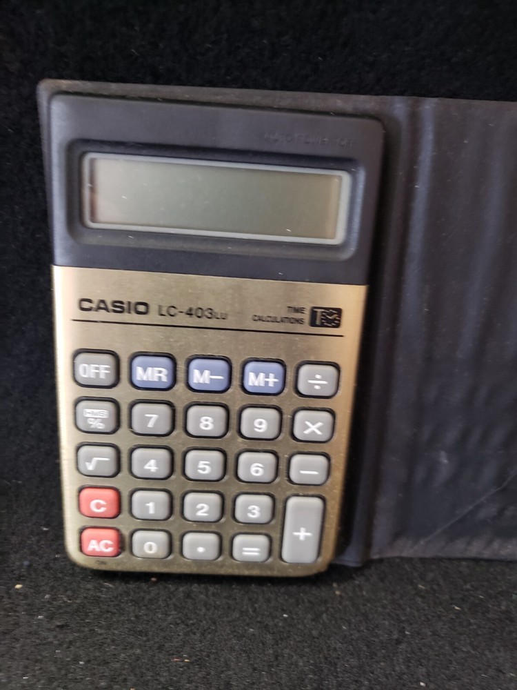 Vintage Casio LC-403LU Electronic Japan Calculator