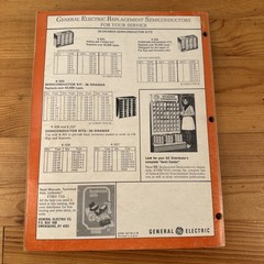 Vintage 1976 General Electric Tube Products Replacement Semiconductor Guide
