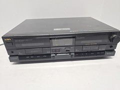 Aiwa AD-WX707U Dual Cassette Deck Parts Repair Powers On Motors Run No Playback