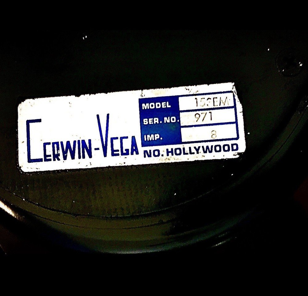 CV / CERWIN VEGA-153EM WOOFERS—TOTALLY RESTORED—ONE-PAIR—15” SPEAKERS-LAST PAIR