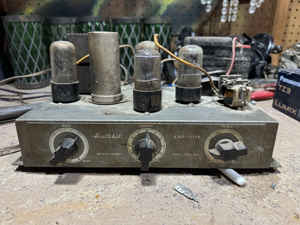 Heathkit Vacuum Tube Amplifier Parts- Untested
