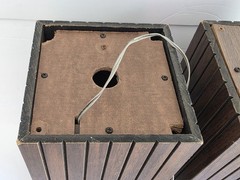 Vintage Omni Directional Sound Speakers Unbranded For Parts Or Repair