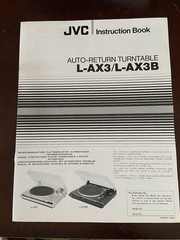 Vintage JVC L-AX3B Belt Drive Turntable Record Player Vintage Audio Japan