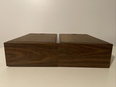 Vintage Panasonic Stereo Speakers Pair Wood Cabinet Working