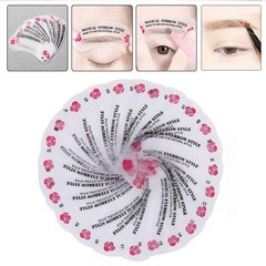 24 Styles Eyebrow Template Set