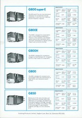 c1975 Goldring Stereo HiFi Cartridge Glossy Dealer Brochure All Models Compared